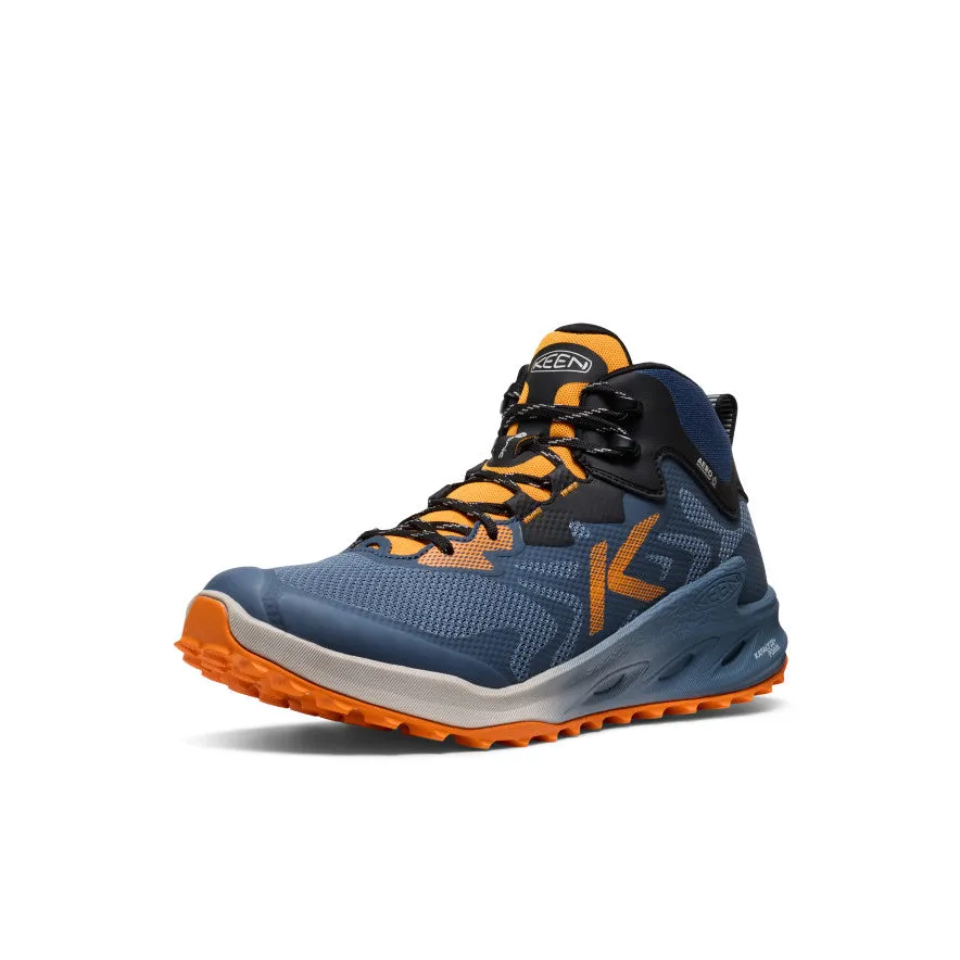 Men's Zionic NXT Waterproof Hiking Boot  |  Naval Academy/Bright Marigold Impact-absorbing design