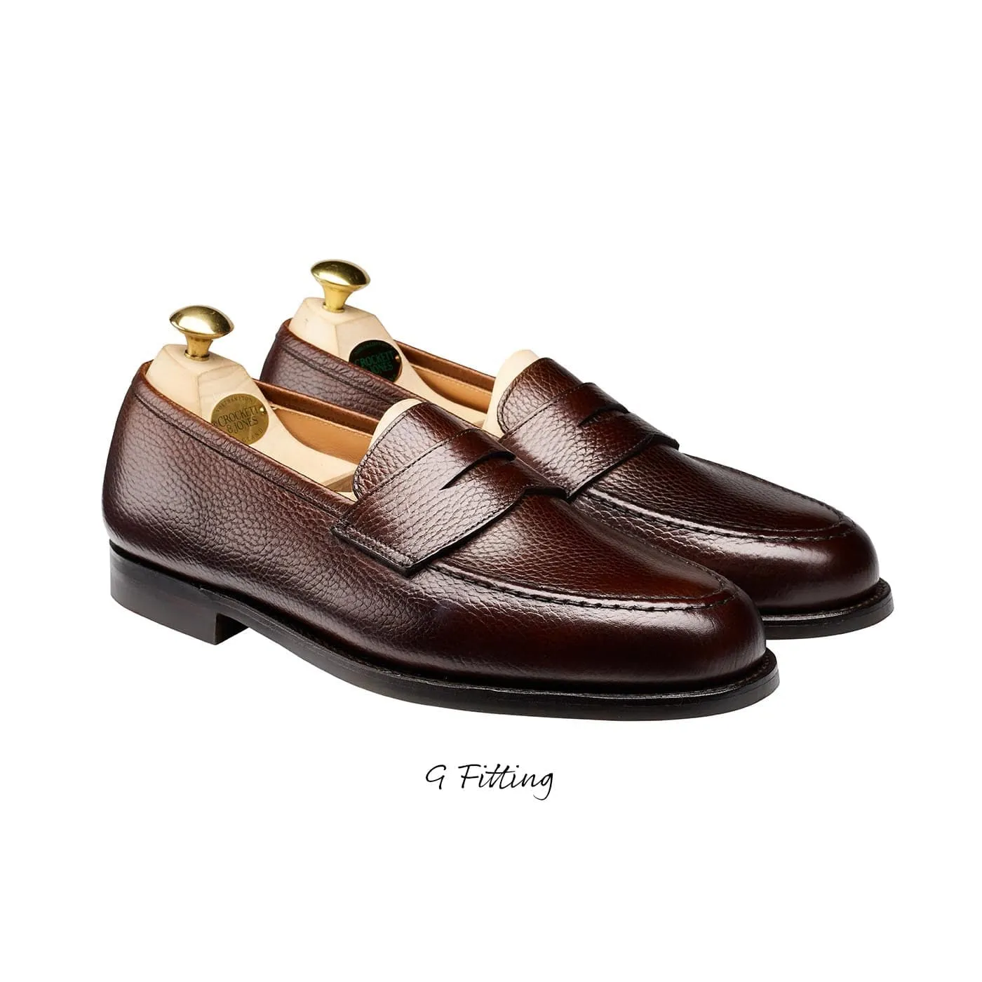 Boston Dark Brown Country Calf Grain (G Fitting) Trendy Comfort Hold Walk