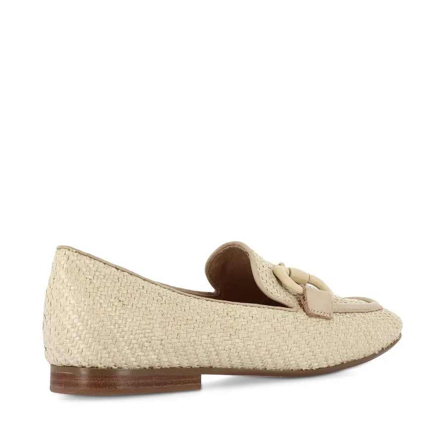 MANSUR - VANILLA CAMEL RAFFIA LEATHER Bridge Path CEO Style