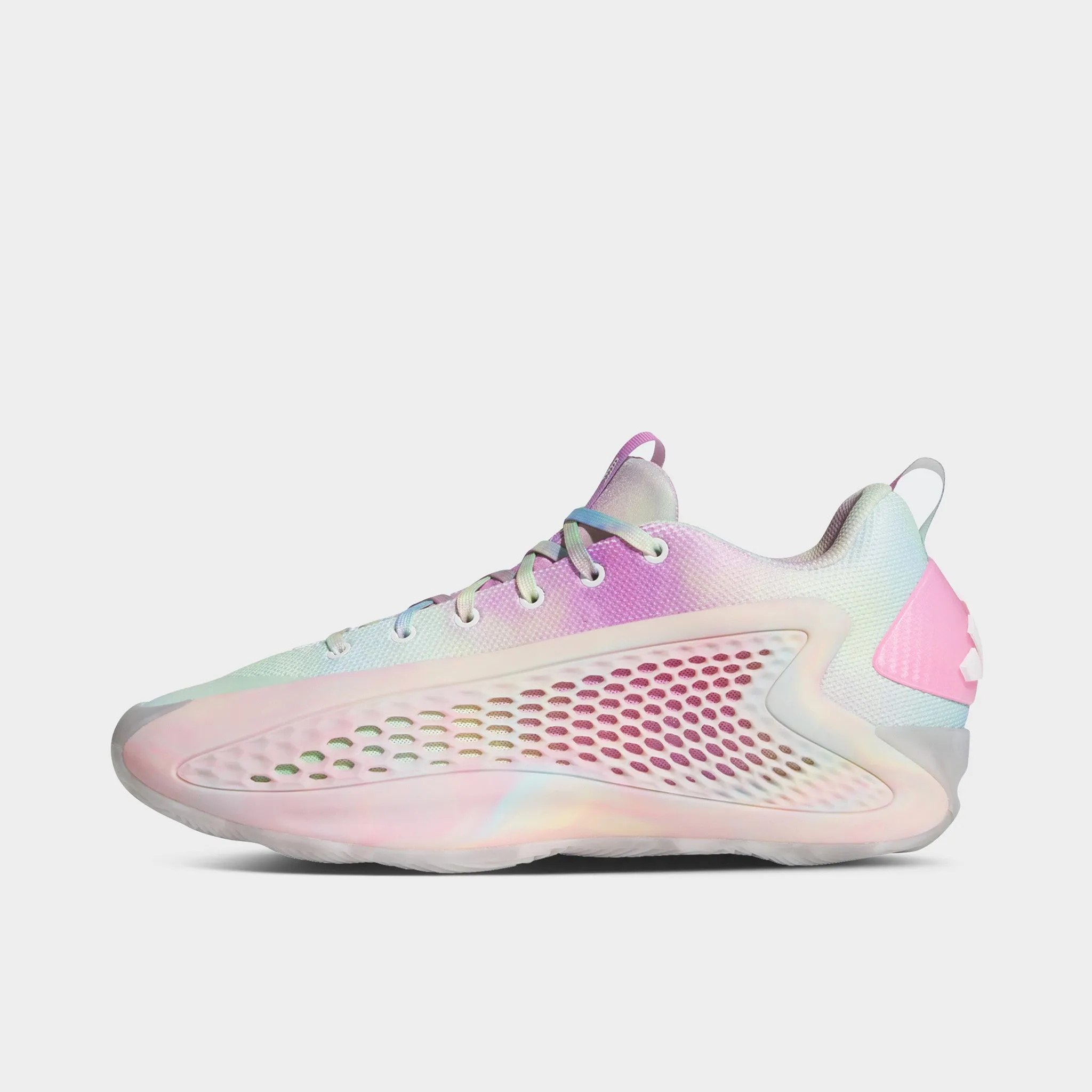 Fast Transition adidas Anthony Edwards 1 Low Cloud White / Acid Orange - Bliss Pink