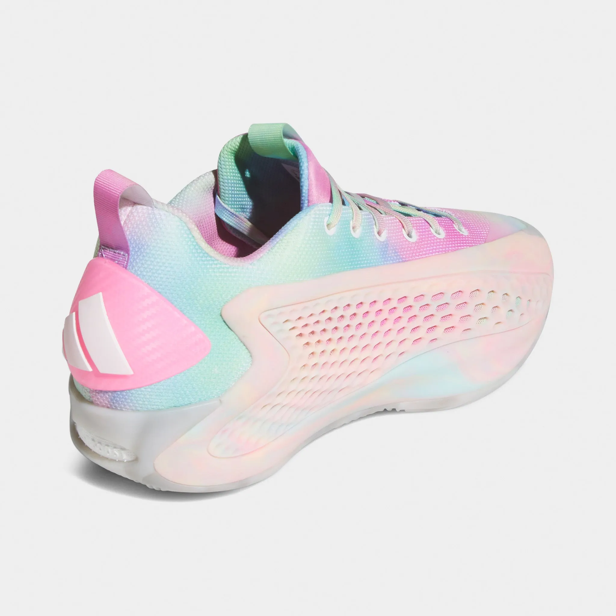 adidas Anthony Edwards 1 Low Cloud White / Acid Orange - Bliss Pink Travel Flex Energy Cell