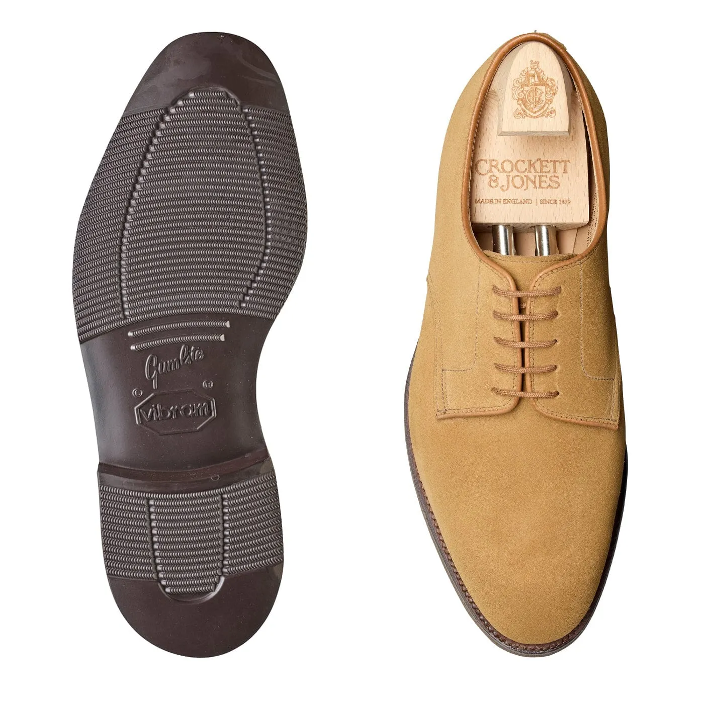Stylish Comfort Fit Latimer Camel Suede