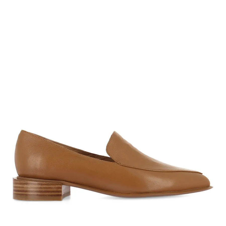 All-day Comfort Shoes British Edge EITO - DARK TAN LEATHER