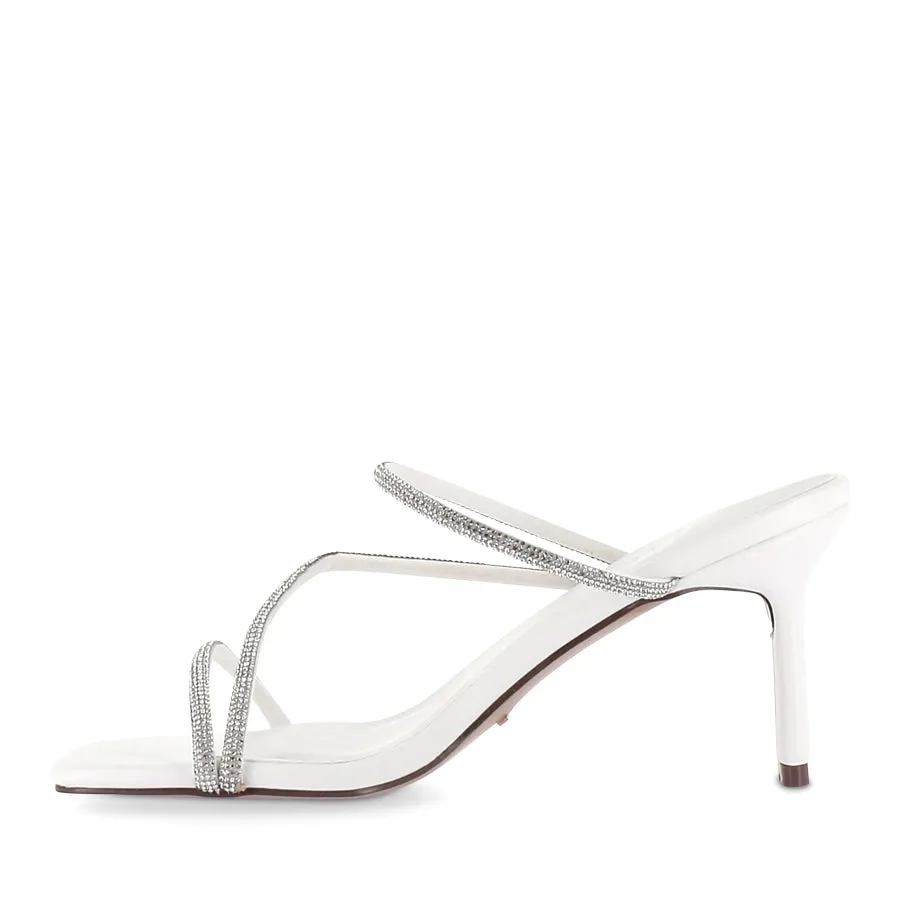 Lace Accent FEMI - WHITE-DIAMANTE