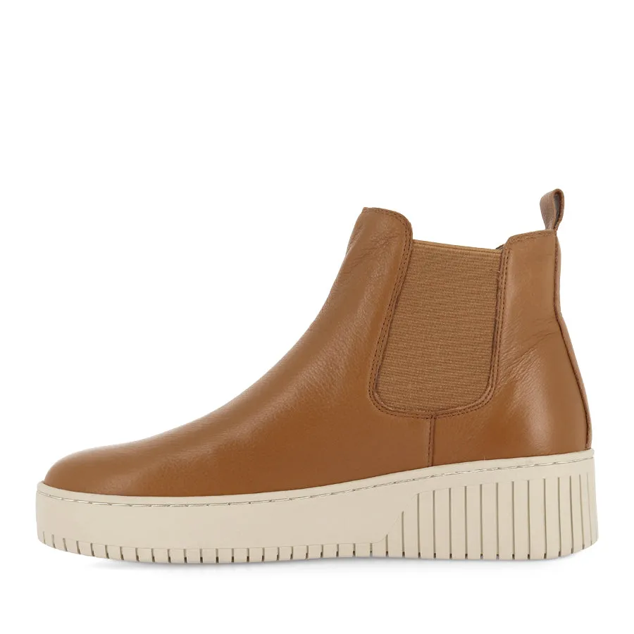 KISSYE - DARK TAN LEATHER Secure Motion Style Comfort