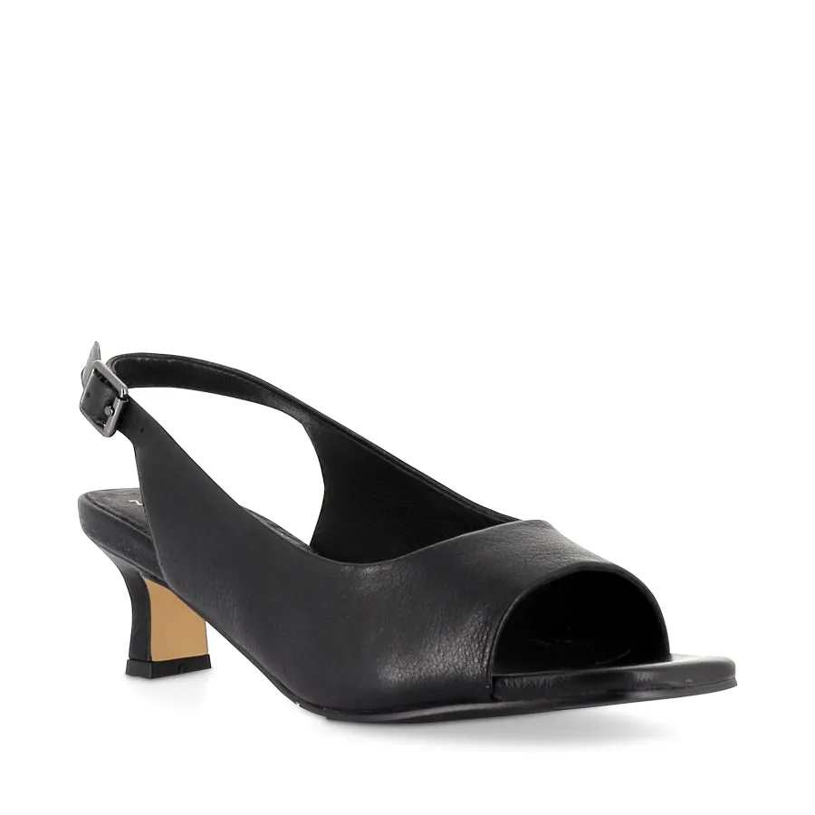 IVORIE W - BLACK BLACK LEATHER Moisture Wick Airy Walk