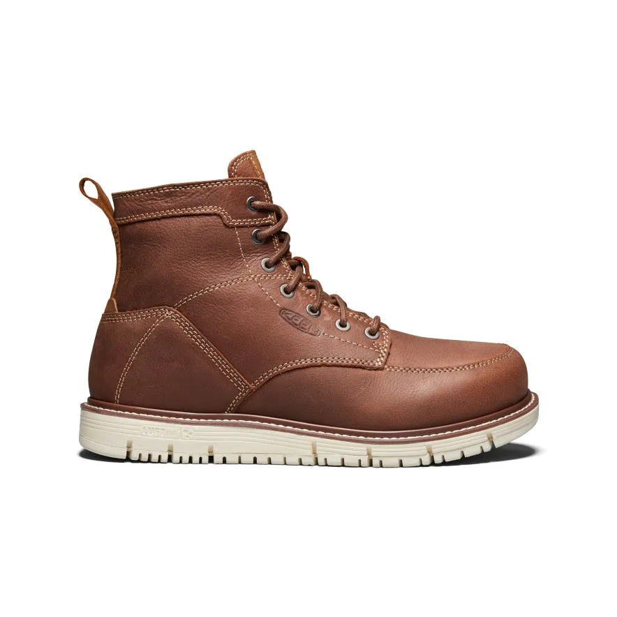 strongest Men's San Jose 6" Boot (Soft Toe)  |  Gingerbread/Off White