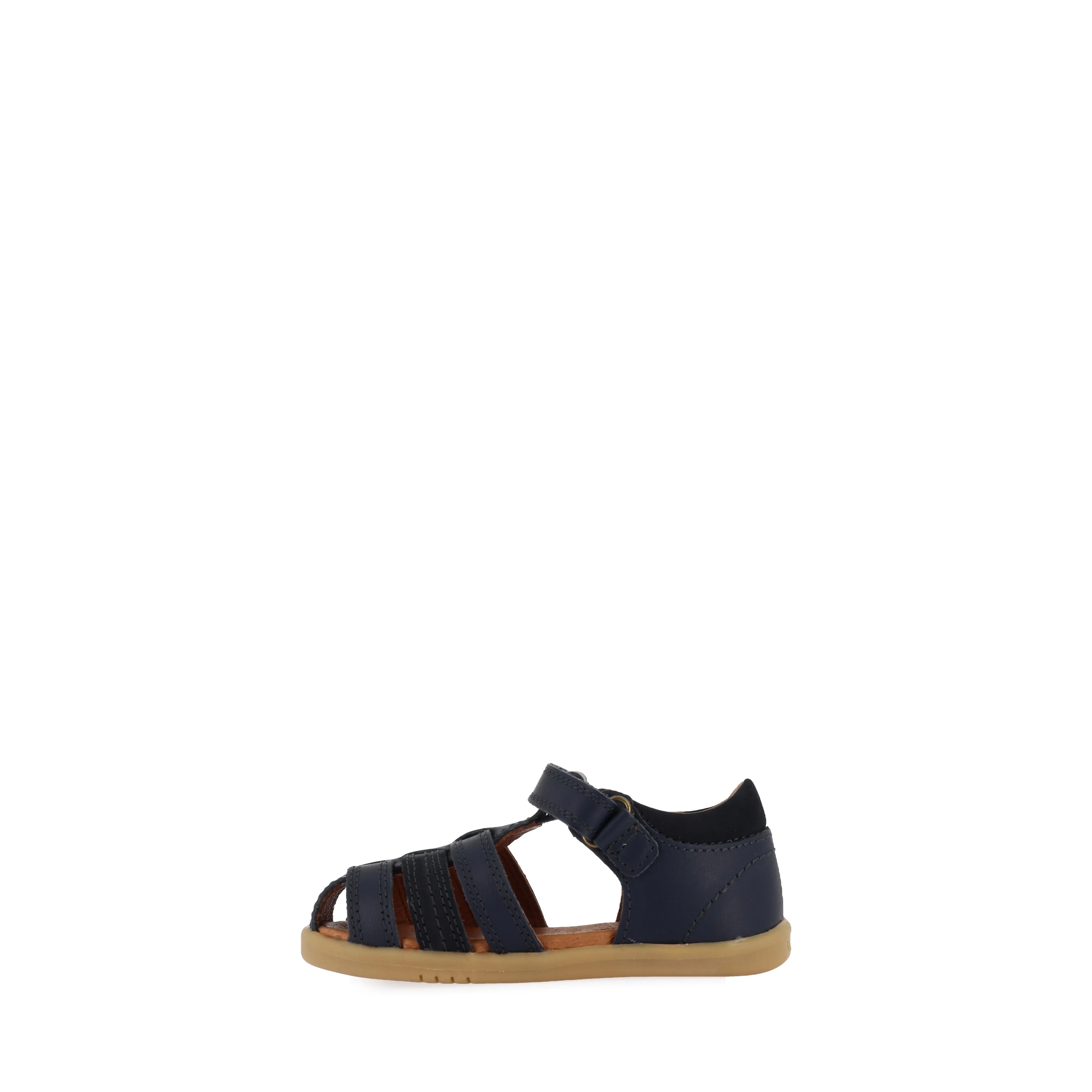 ROAM I WALK - NAVY LEATHER Thong Style wedge sandals