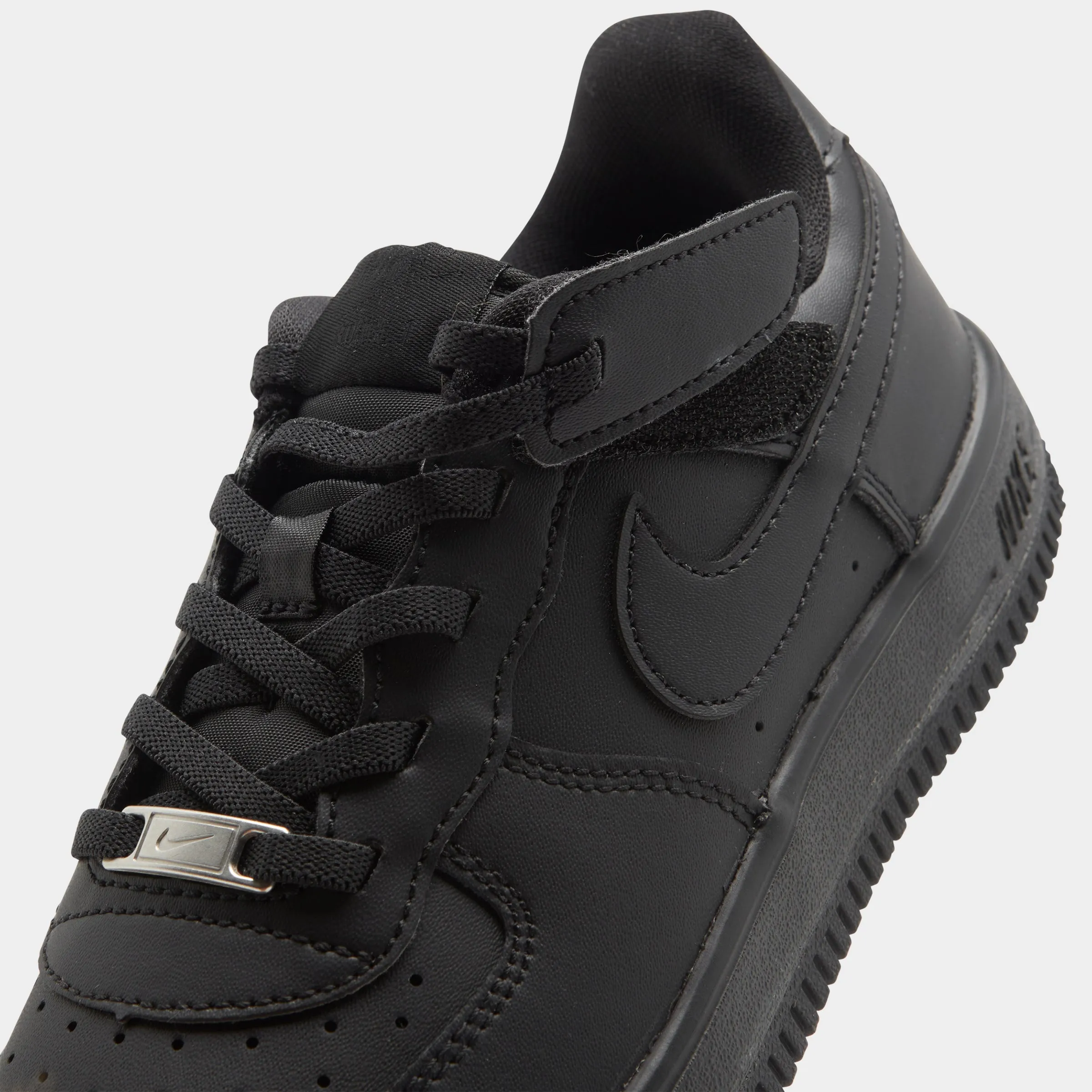 Breathable piece Nike Air Force 1 Low EasyOn PS Black / Black