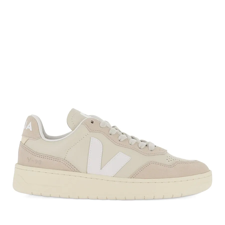 Sneaker Stores Stretch Knit Upper V-90 - PIERRE WHITE