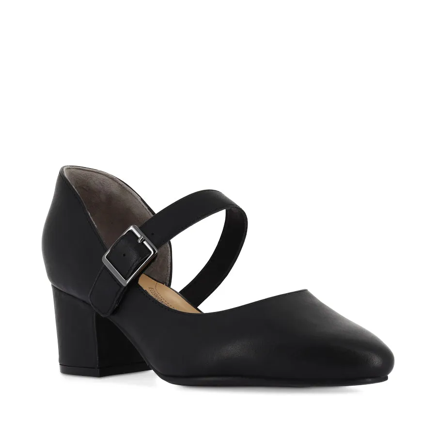 Shock Absorbing Leather VAELIN XW - BLACK BLACK LEATHER