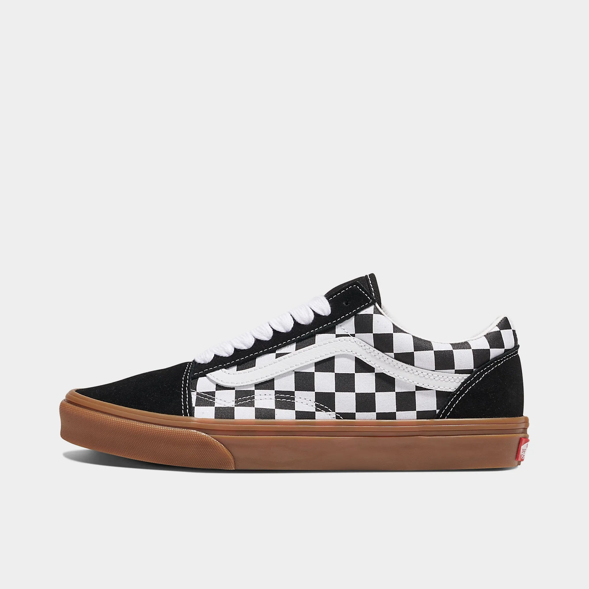 High - end Glam stability Vans Old Skool Checker Black / White - Gum