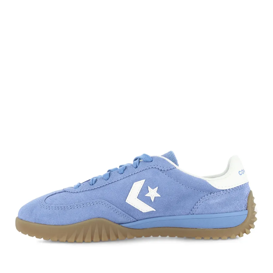 RUN STAR TRAINER LOW SUEDE - OPEN SKY/EGRET/LIGHT BROWN Impact Cushion Train Easy