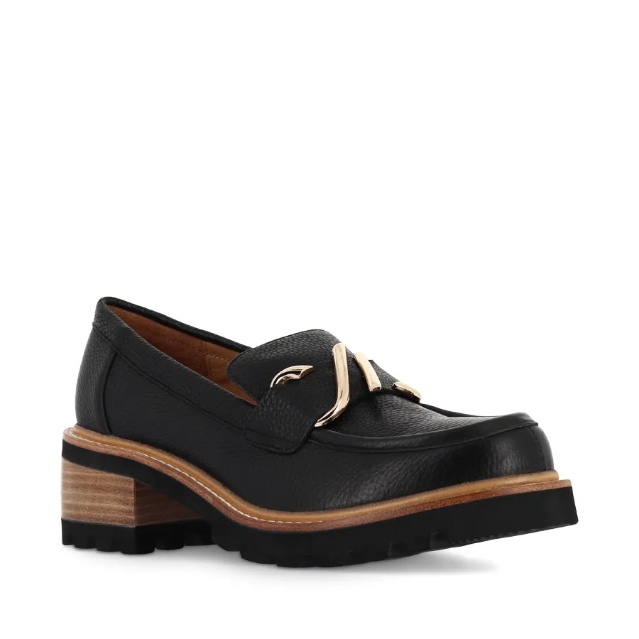 Fresh Step DYLAN - BLACK LEATHER