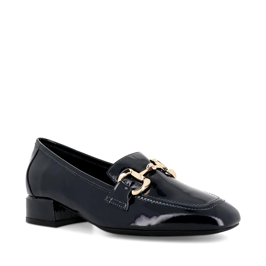 Heel Clear Quiet Lane VELAM - NAVY PATENT LEATHER