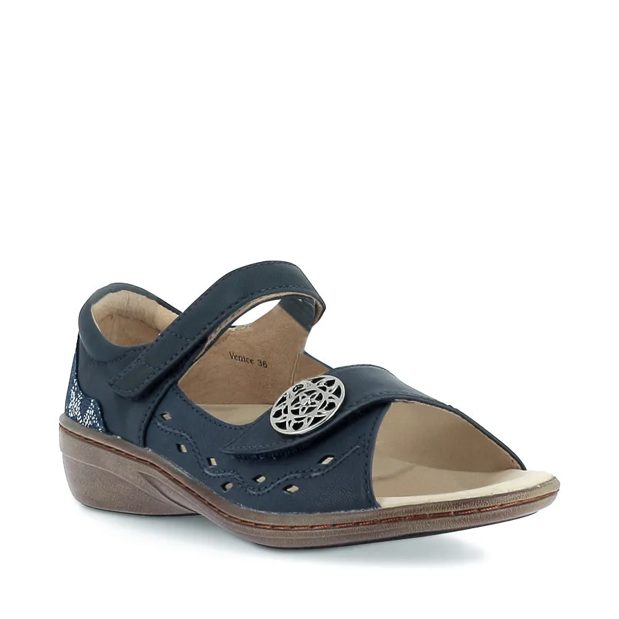 Camp Day Casual Comfort VENICE - NAVY LEATHER