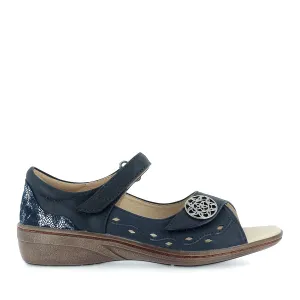VENICE - NAVY LEATHER Casual Footwear for Men Step Out