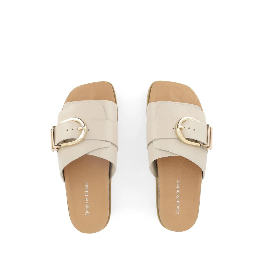 NABEELA - ALMOND LEATHER Simple Walk Shoes Comfortable Walking