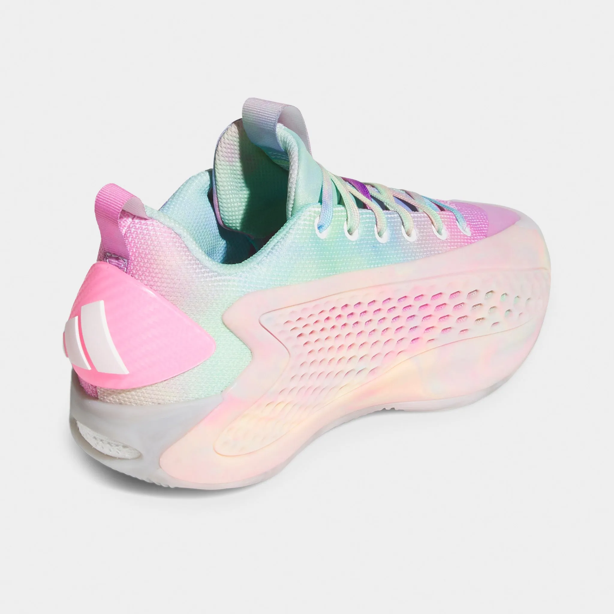 Non Marking Outsole Quick Pack adidas Juniors' Anthony Edwards 1 Low Pink / Green - White