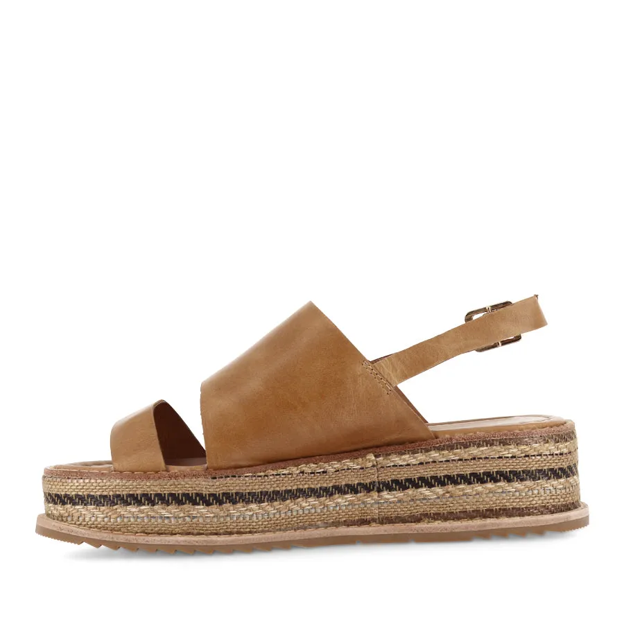 Foam Layer VERLEET - TAN LEATHER