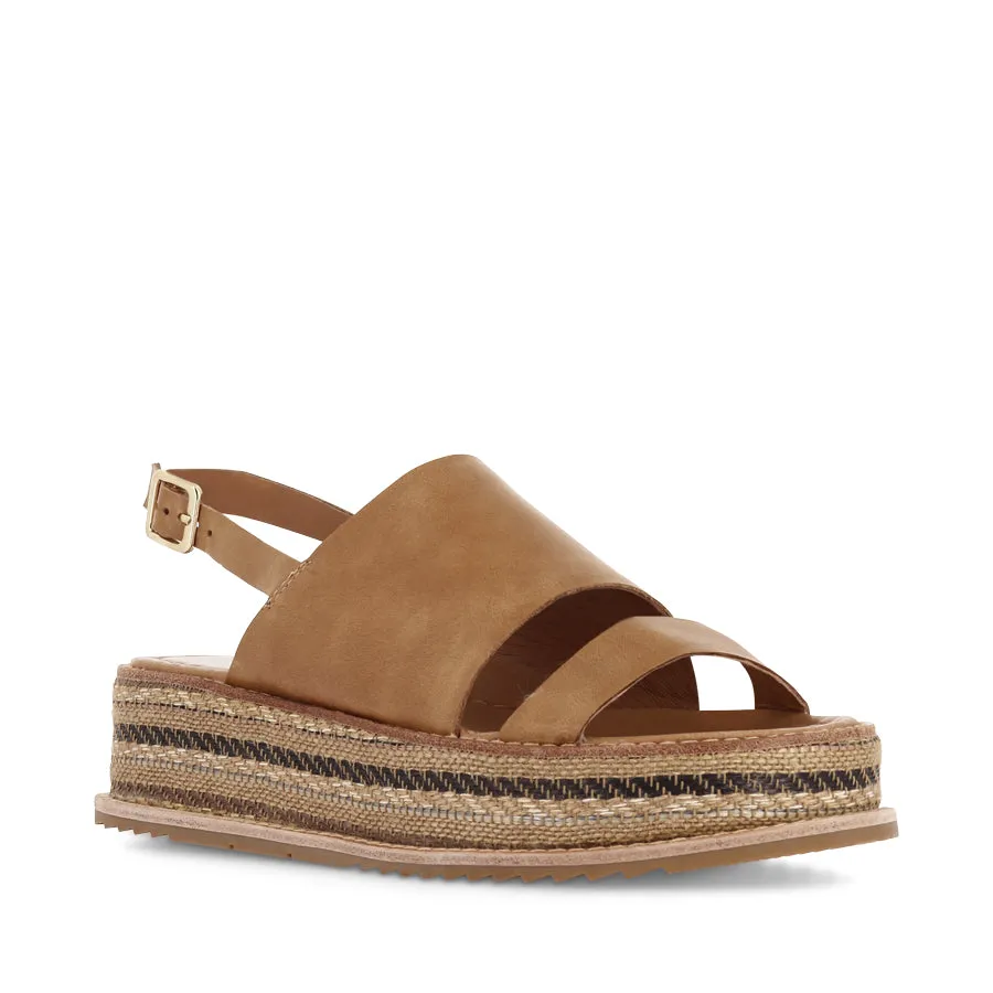 VERLEET - TAN LEATHER Comfort and style Day Glam
