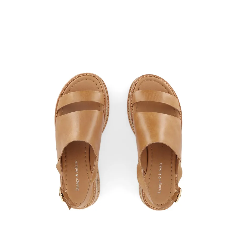 Soft Leather Air Friendly VERLEET - TAN LEATHER