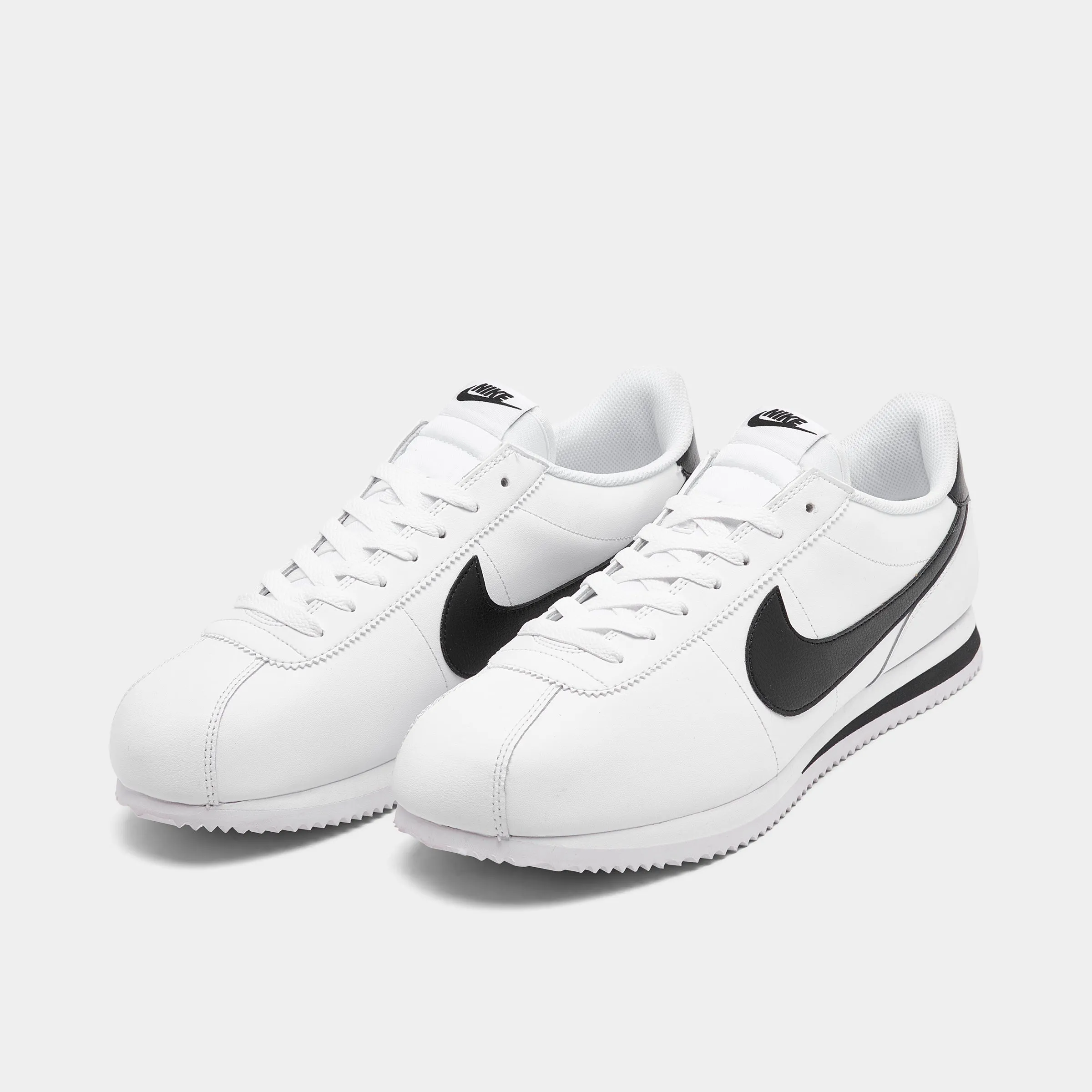 Nike Women's Cortez White / Black Reinforced sidewalls