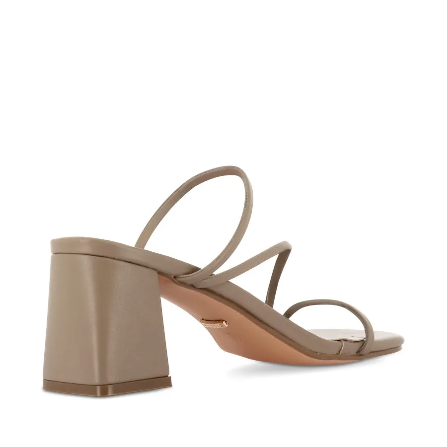 YAZMIN 2.0 - DARK TAUPE Foot Health Flats Simple Footwear