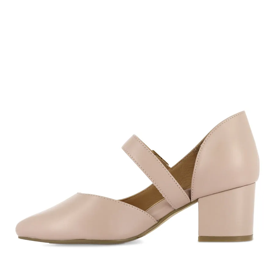 VAELIN XW - BLUSH LEATHER Flexible Shank Lace Up