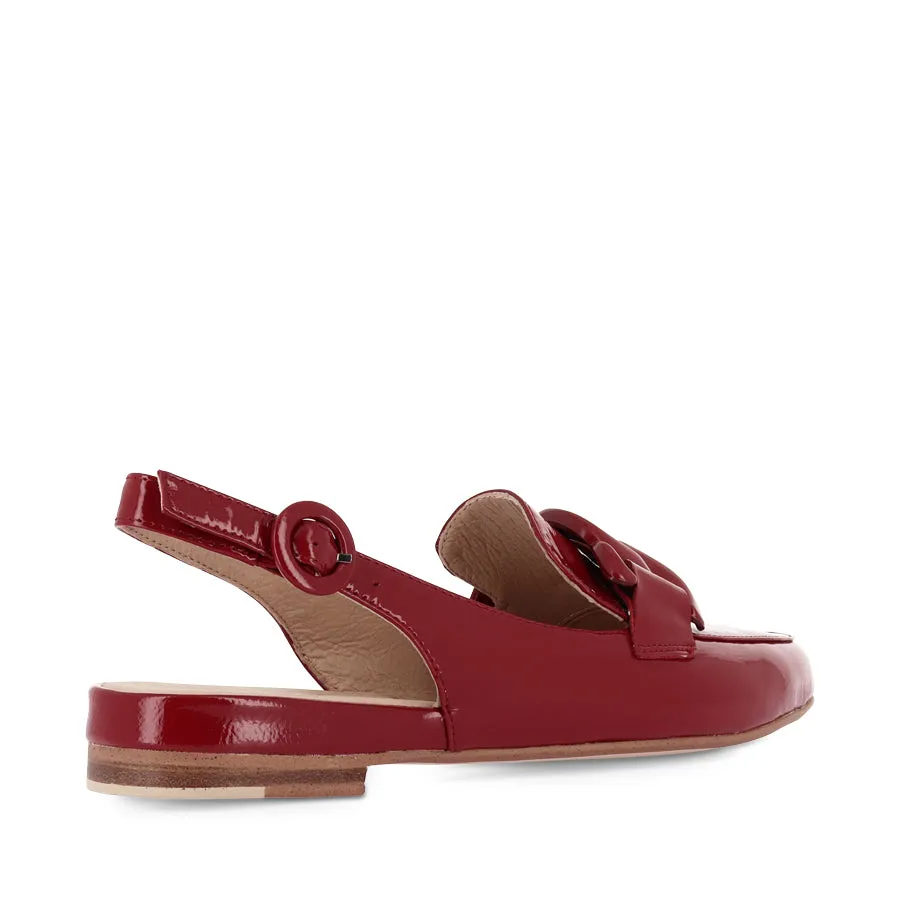 FAVILLAS - DARK RED PATENT LEATHER Steady Steps Look Good