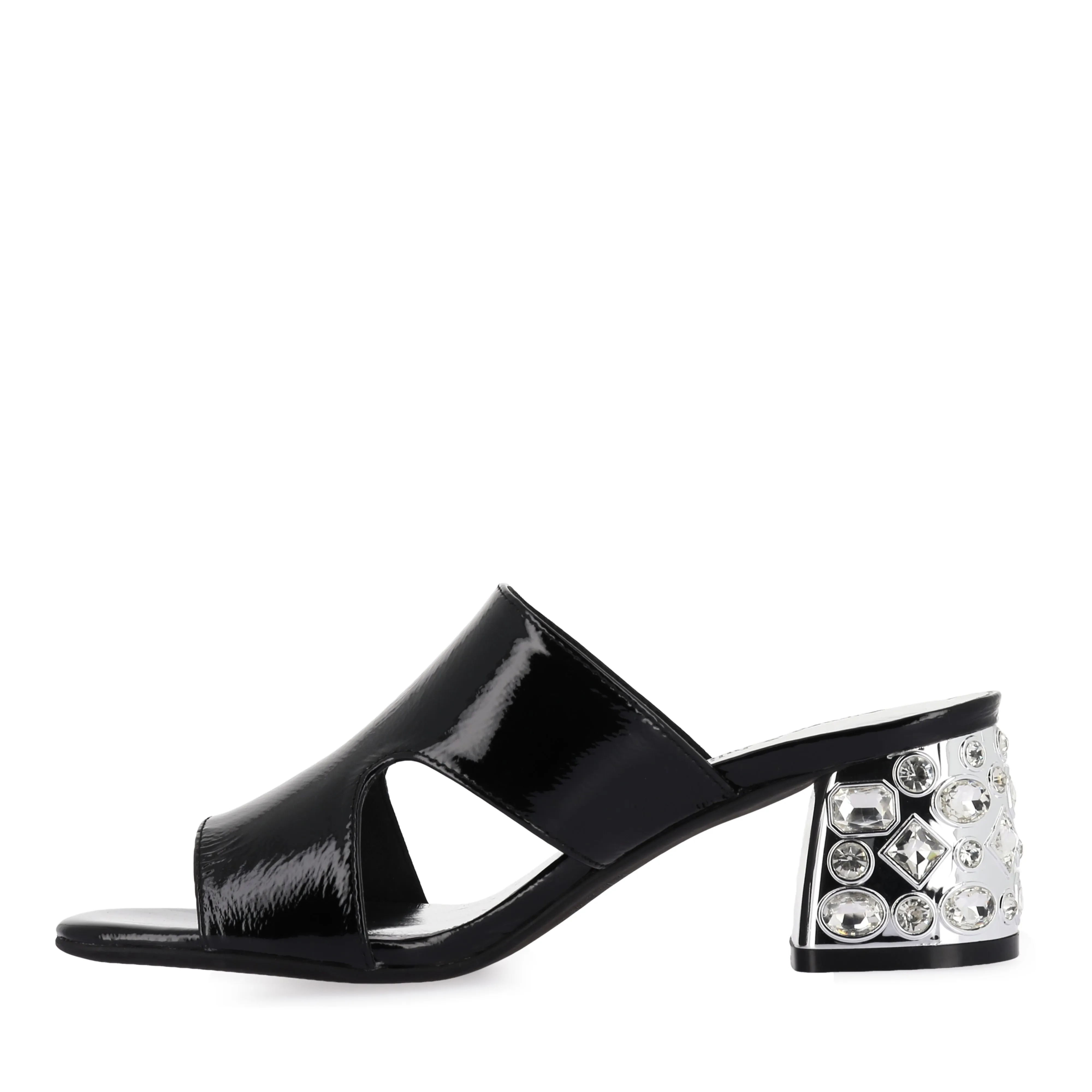 Cushioned PEDLOWS - BLACK PATENT LEATHER