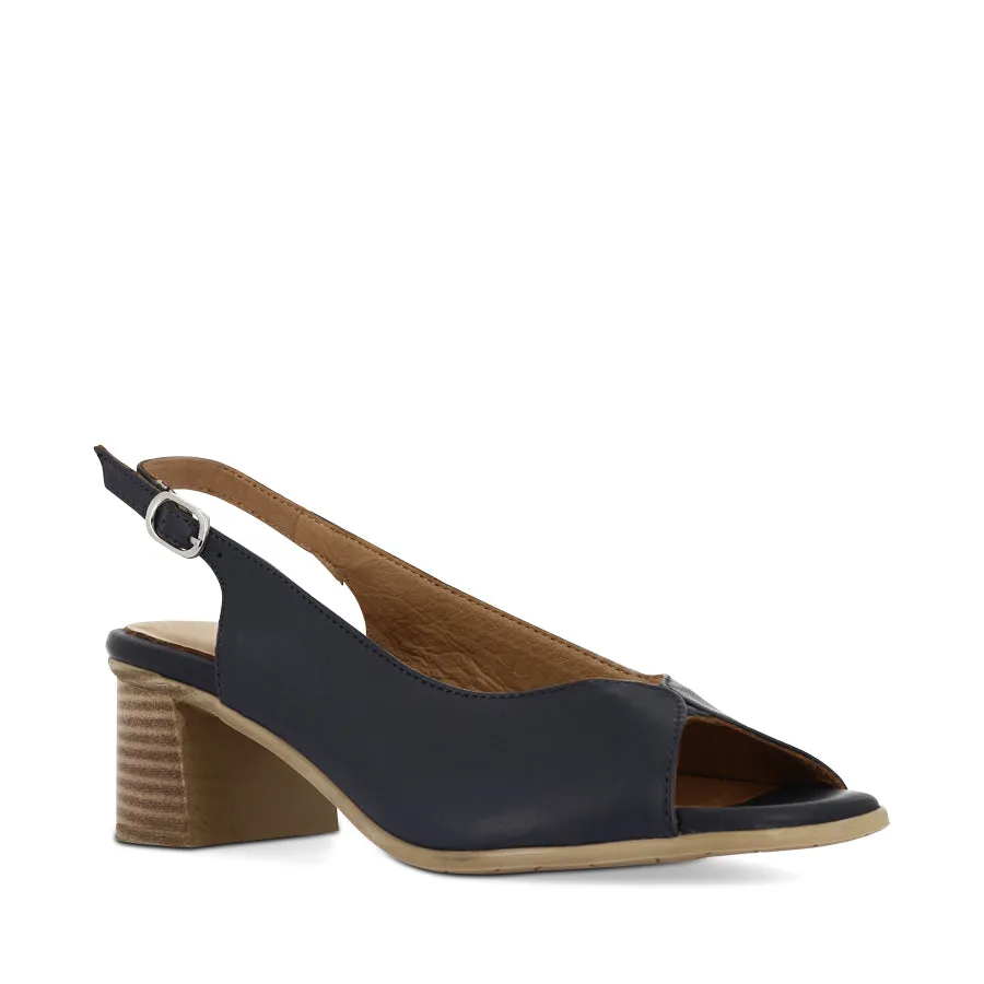 WAFER - NAVY LEATHER Practical Support Step