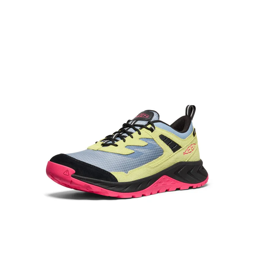 Men's Hightrail EXP Waterproof  |  Faded Denim/Rouge Red Tailored ease All-weather shock absorption