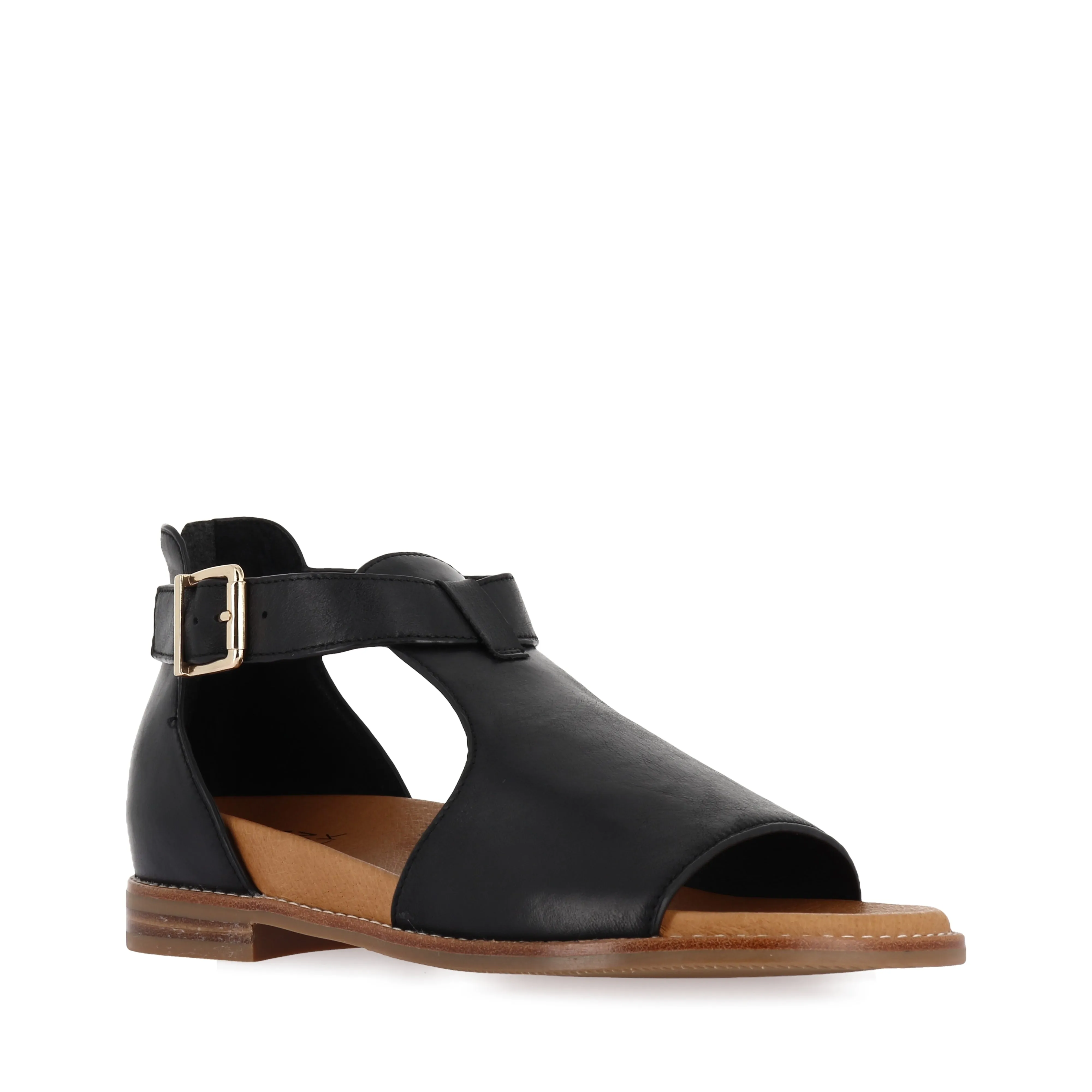 Sports Wear Street Day JESKIE W - BLACK/TAN LEATHER