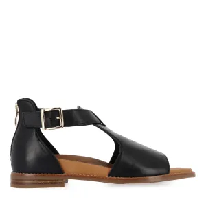 Outdoor Essential JESKIE W - BLACK/TAN LEATHER