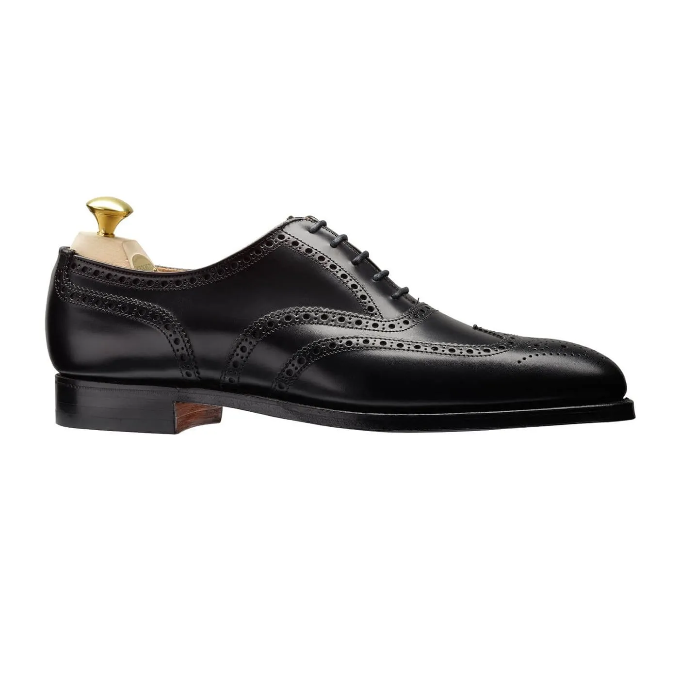 Finsbury Black Calf Refined Oxfords Smart Step