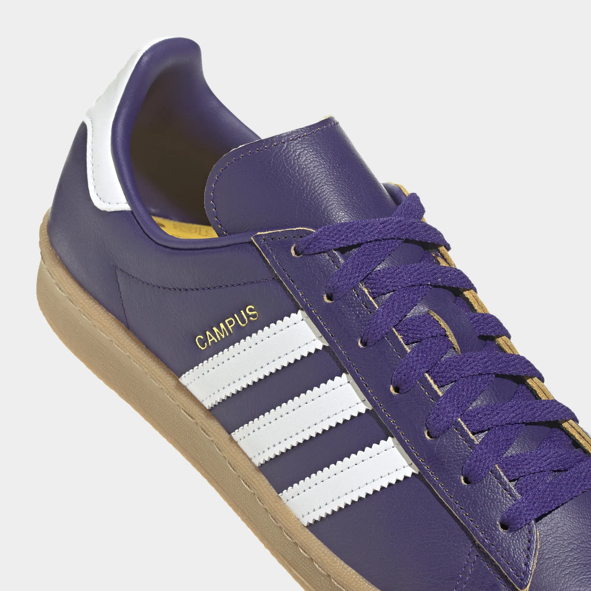 fitness freaks - specific features adidas Originals Campus 80s Collegiate Purple / White - Gum