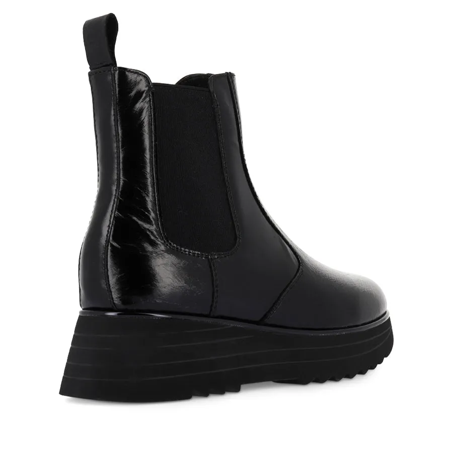 HICCUP - BLACK CRUSH PATENT LEATHER Evening Ready