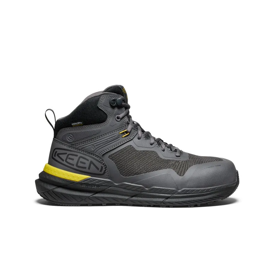 Men's Synchro Waterproof Work Boot (Carbon Toe)  |  Magnet/Black Patterned statement - making