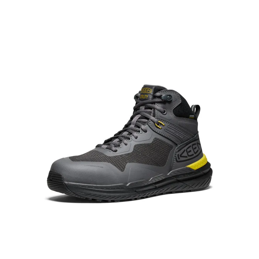 Men's Synchro Waterproof Work Boot (Carbon Toe)  |  Magnet/Black Ultra-soft sole Durable Material