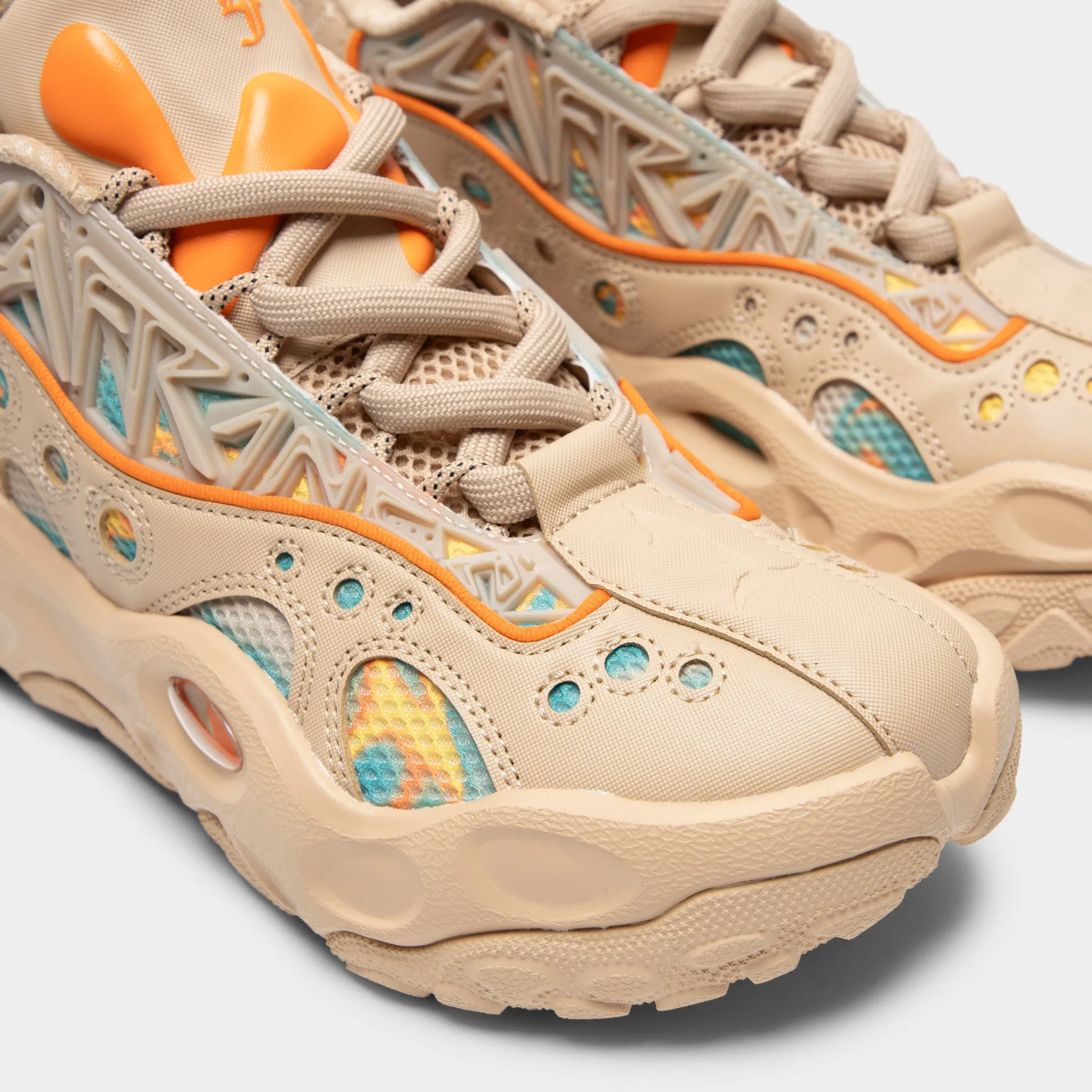 Puma La France Brown / Orange - Green Adaptive Fit Design Versatile Everyday Design