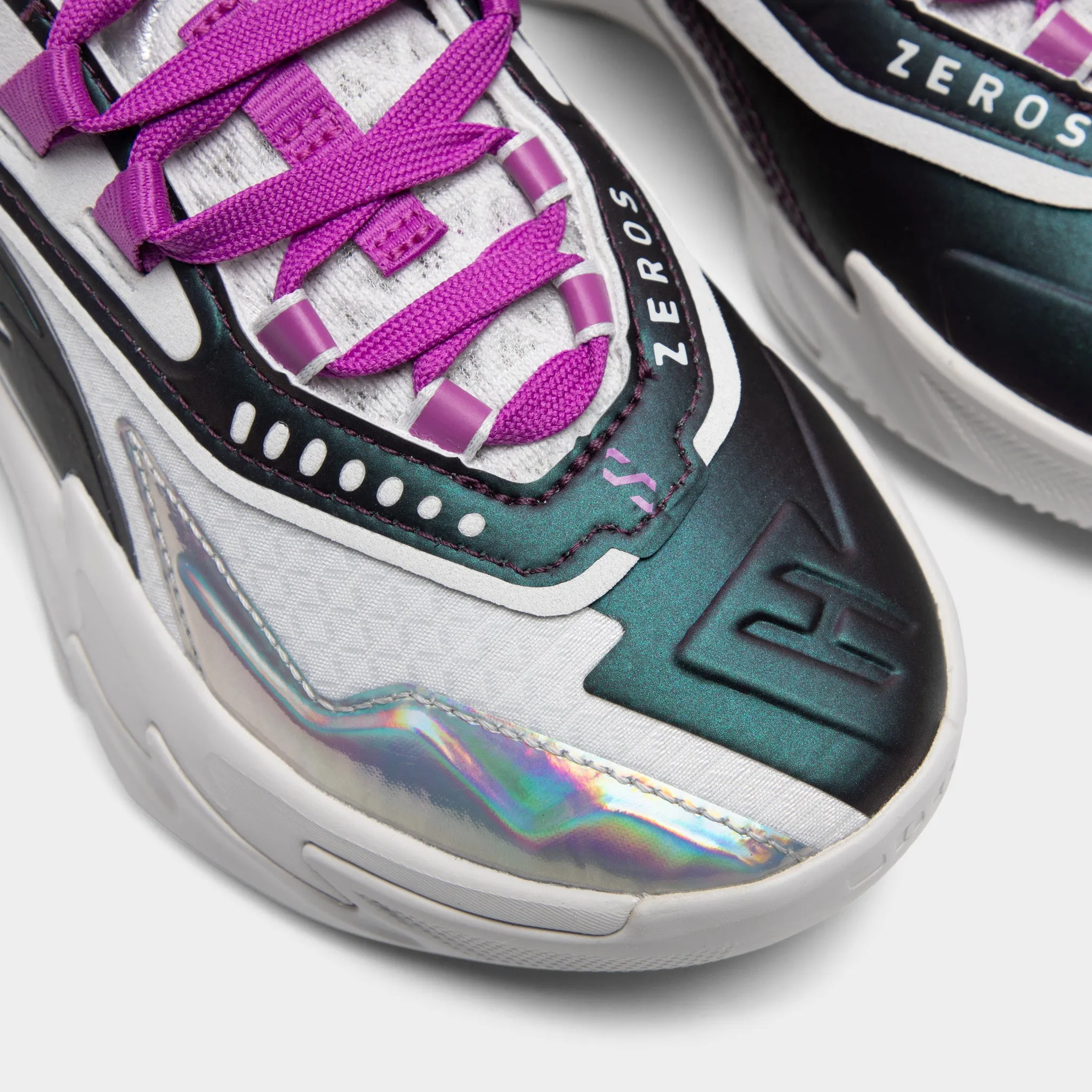 Smooth ride Carbon Fiber Plates PUMA Juniors' Scoot Zeros II "Sterling" Feather Gray / Wild Berry