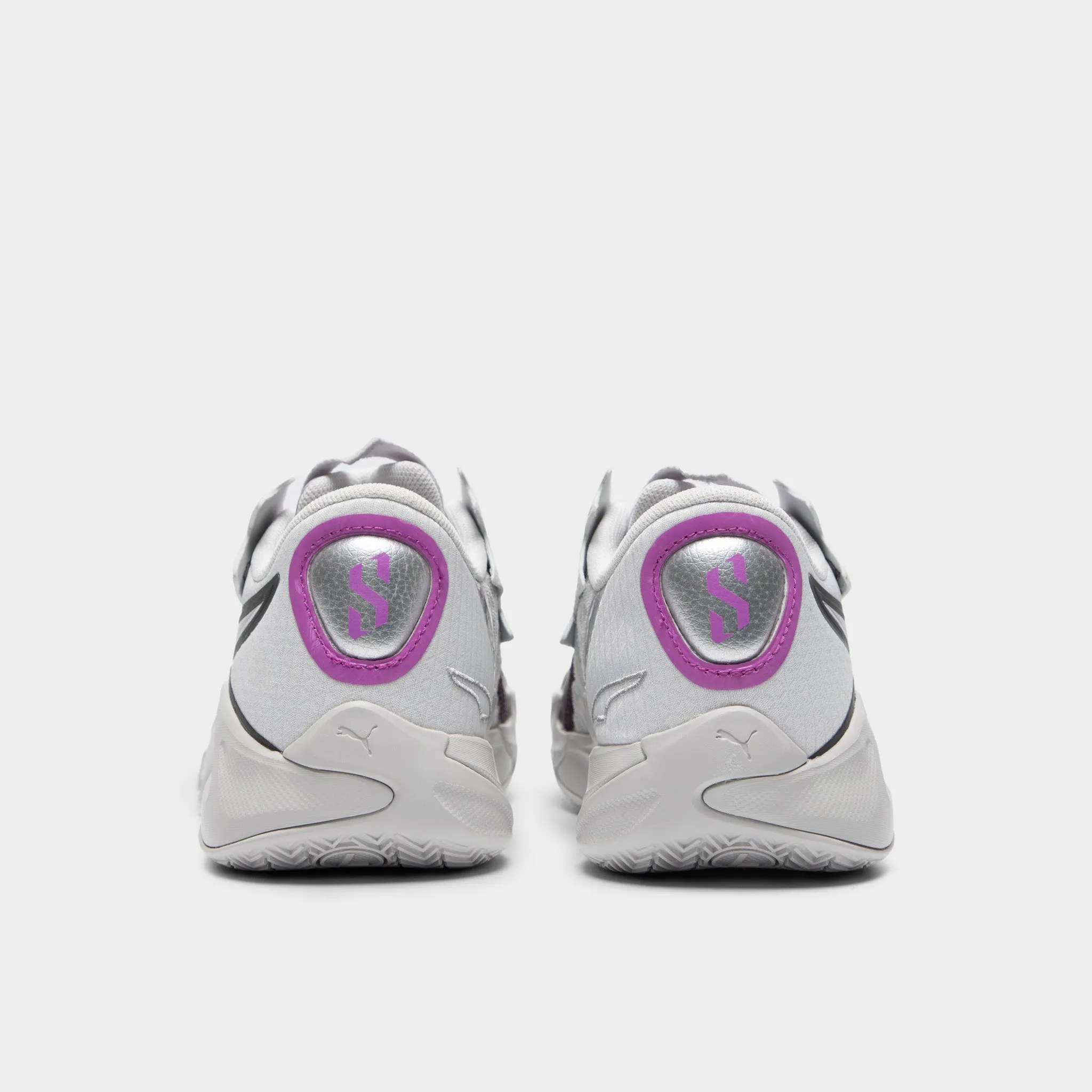 Quick Transition Bounce Max PUMA Juniors' Scoot Zeros II "Sterling" Feather Gray / Wild Berry