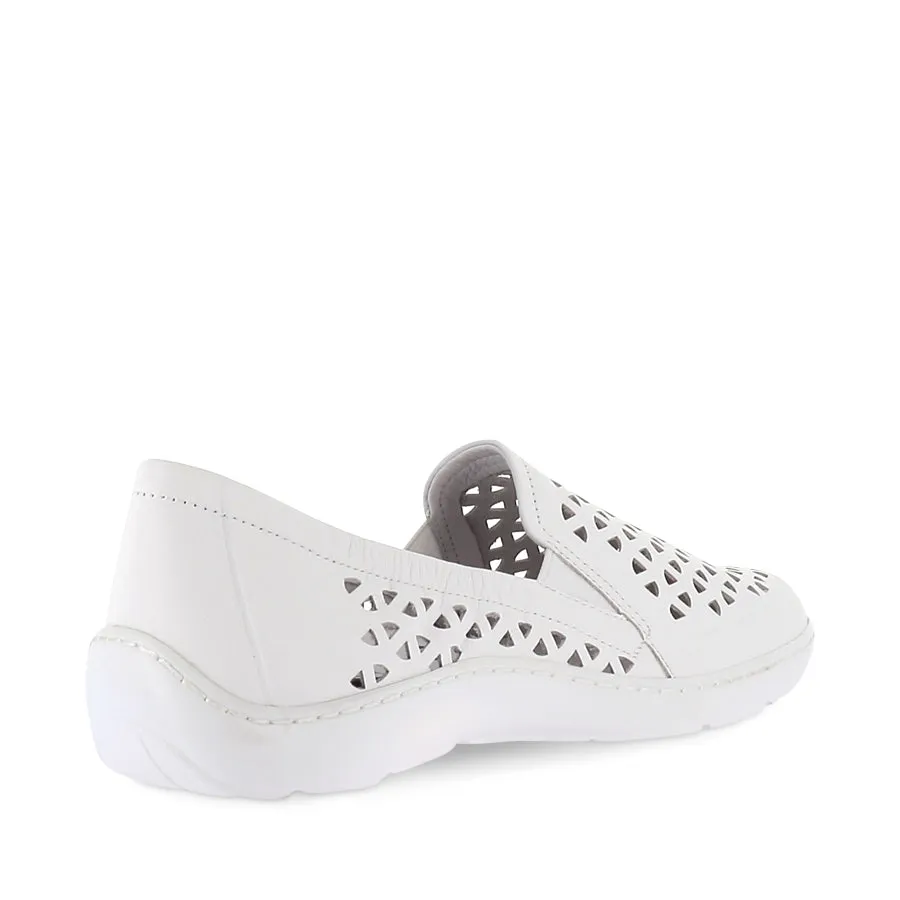 Premium Comfort Stone Path WAVADA XF - WHITE LEATHER