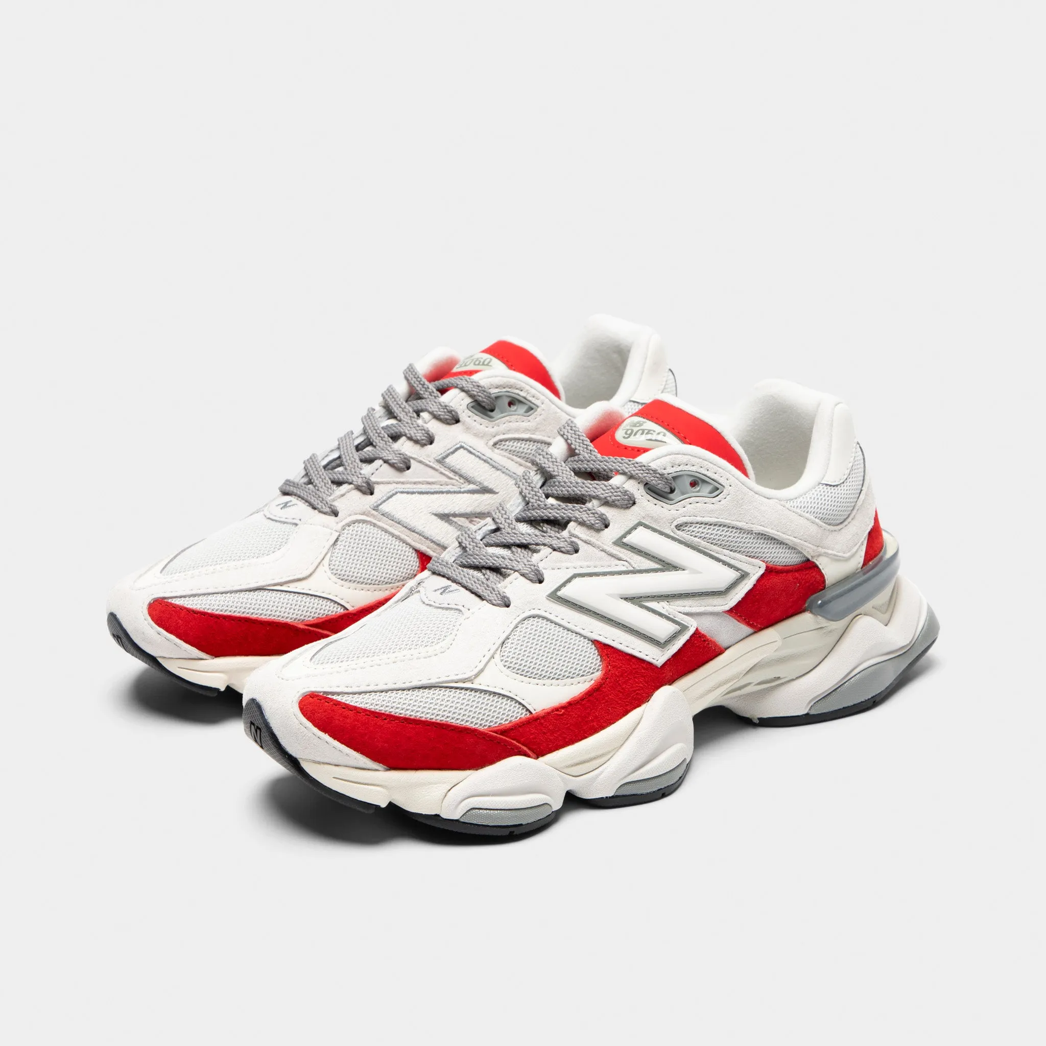 Adjustable Fit Slip On Design New Balance 9060 True Red / Reflection