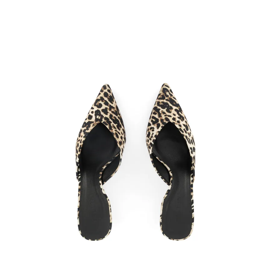Cushioned Insole French Charm ADELE - LEOPARD SATIN