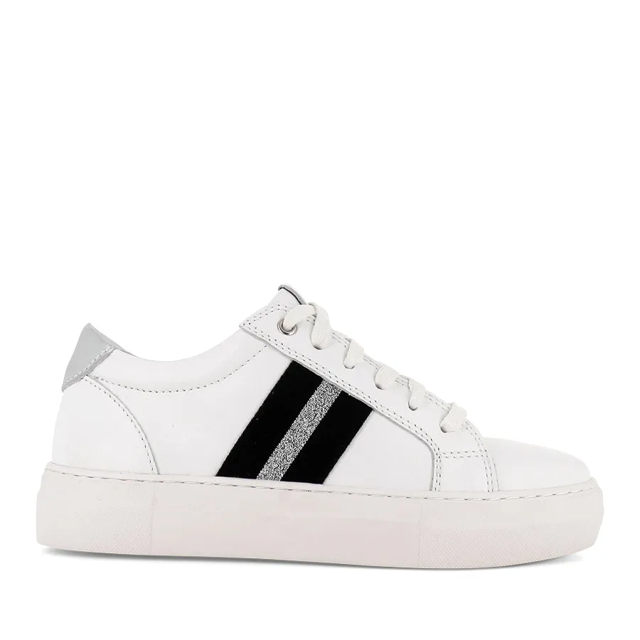 ZONK - WHITE LEATHER Ankle Support Structure