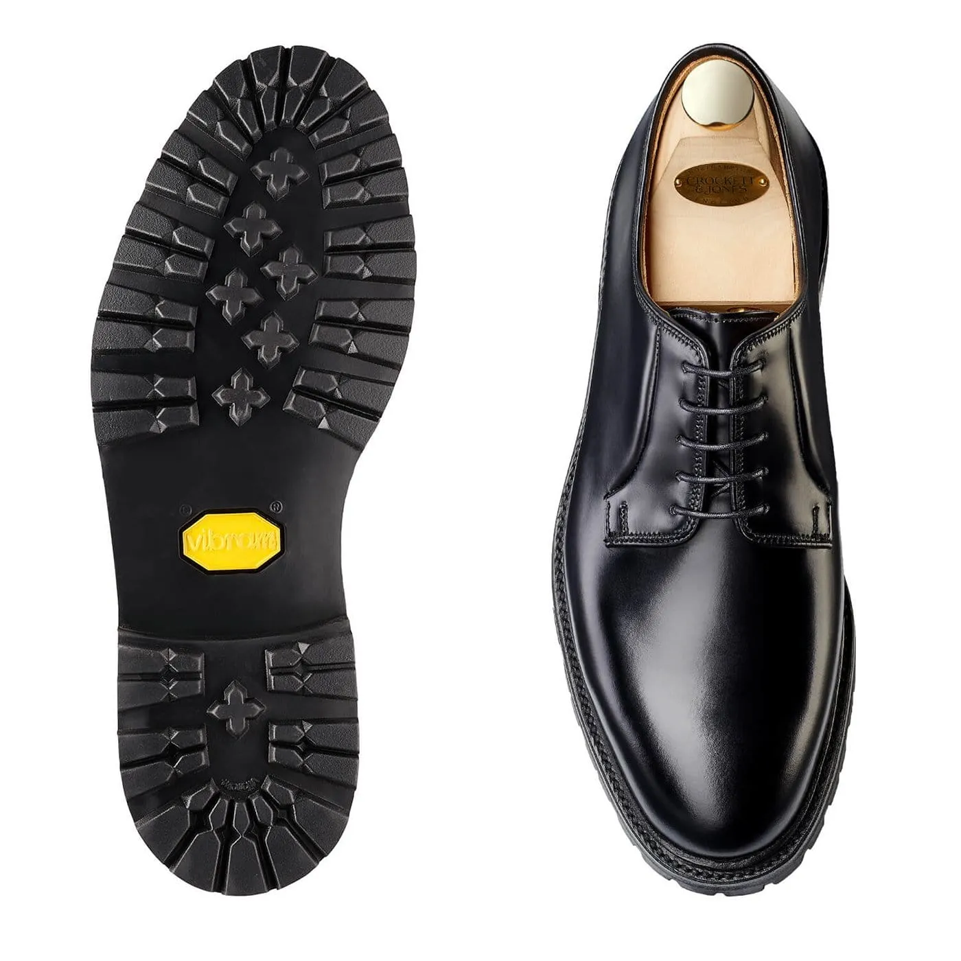 Lanark 3 Black Cavalry Calf Casual Slip-on Walking Shoes