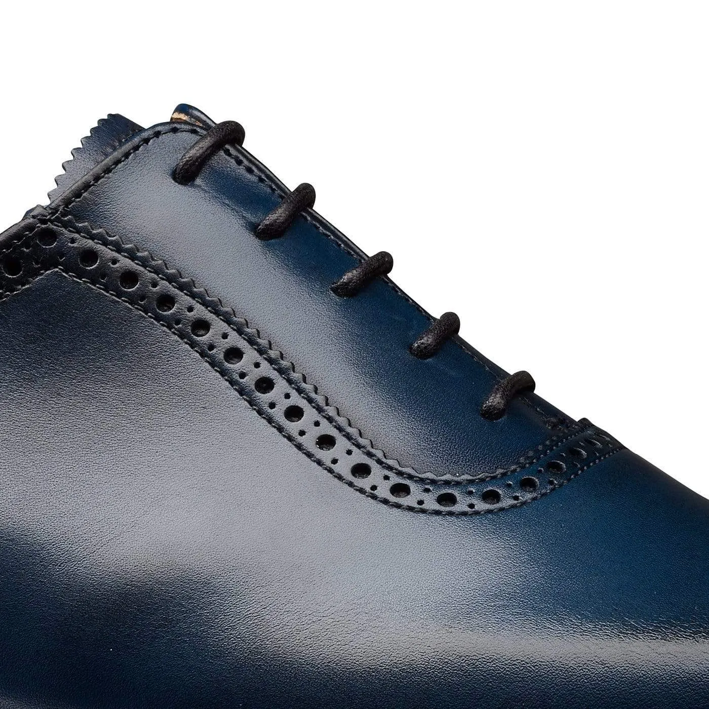Westbourne Blue Burnished Calf Matte Oxfords Best Man Shoes Oxfords