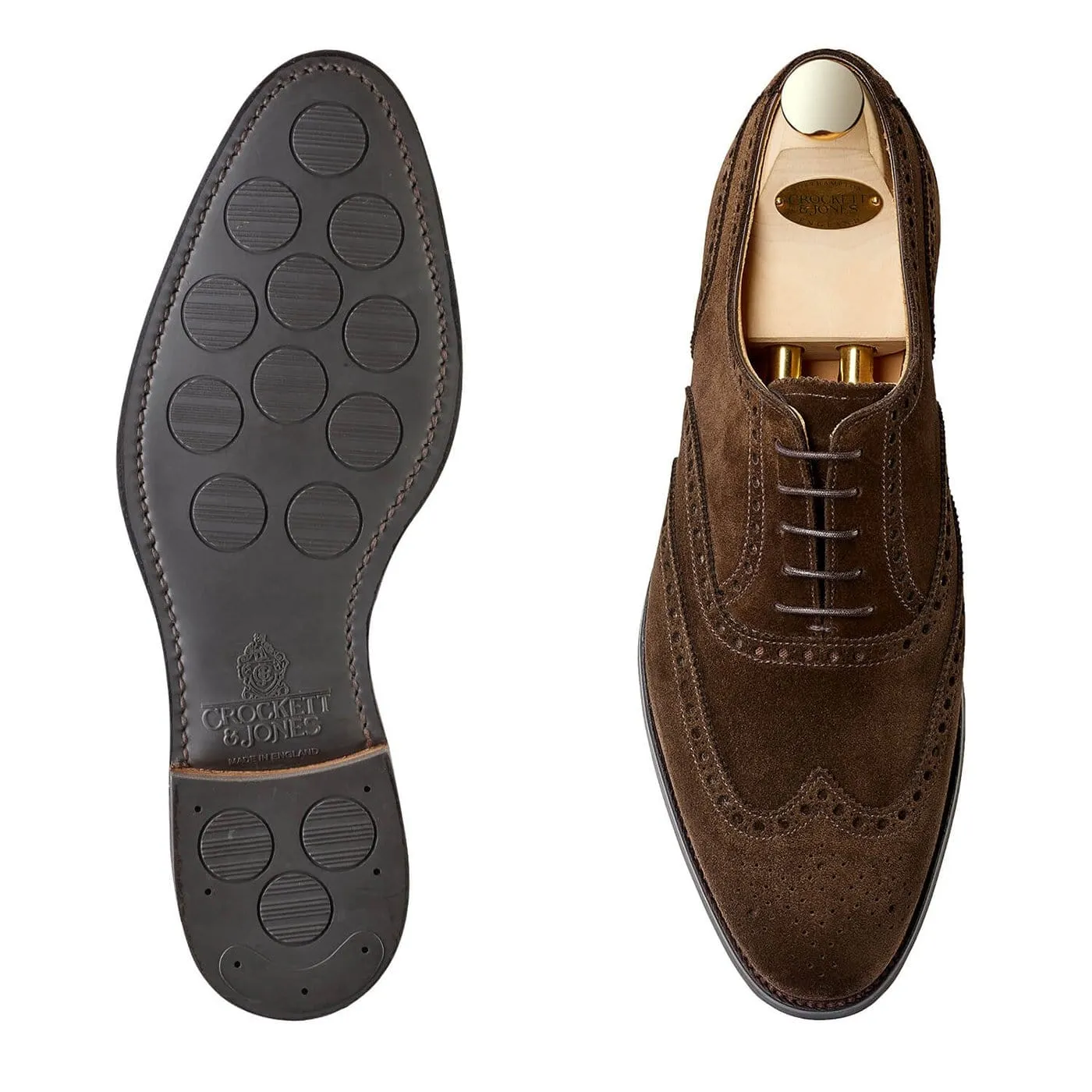Westgate 2 Dark Brown Calf Suede soft fit